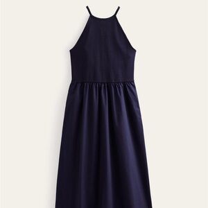 NWT Boden Navy Blue Midi Dress